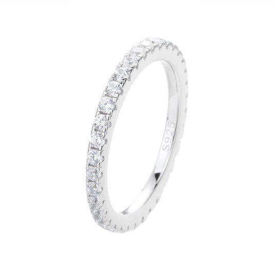 טבעת אבנים דקה