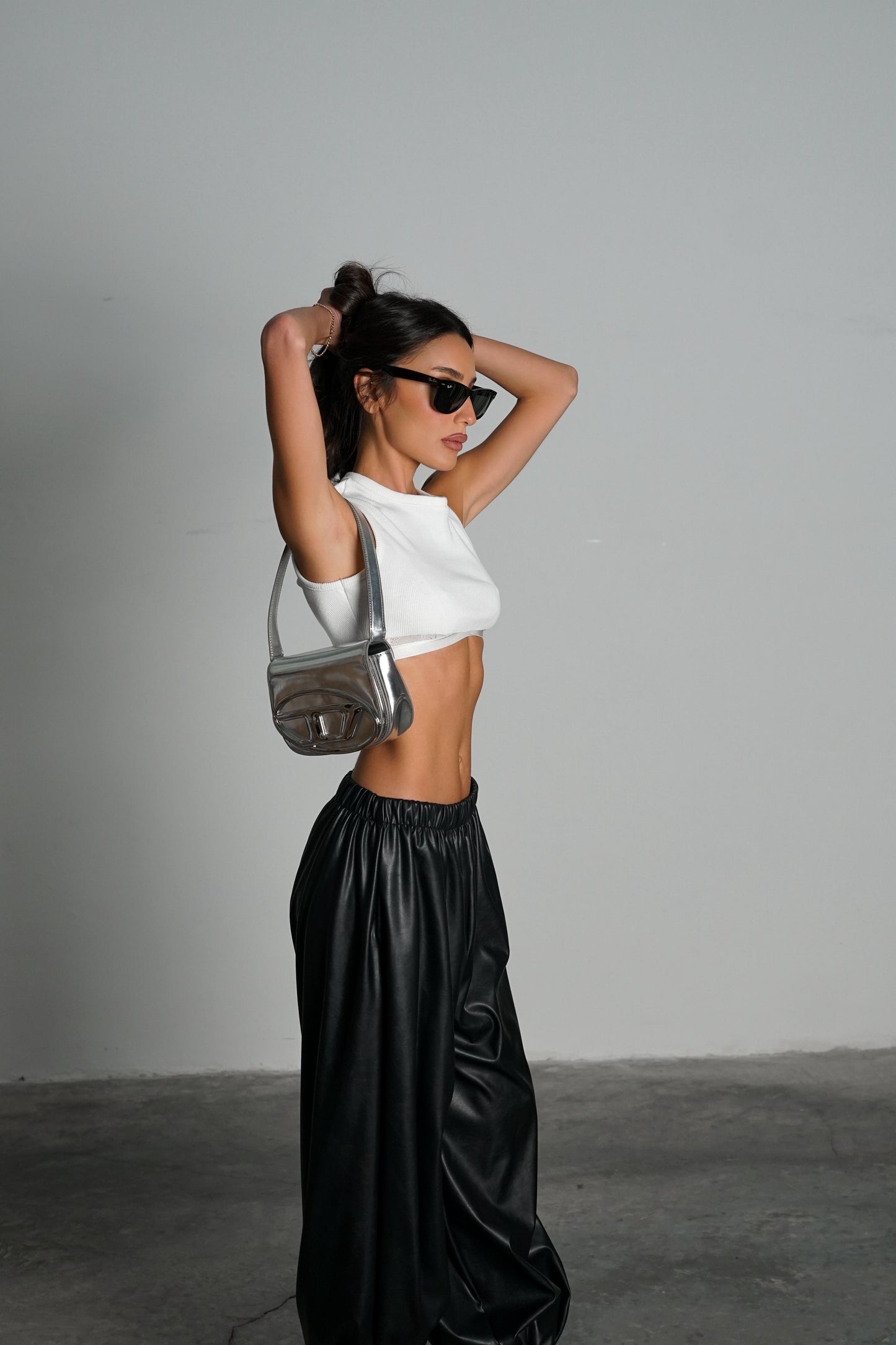 מכנסי עור בלון