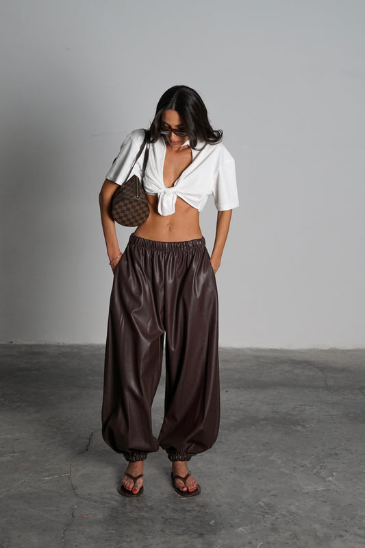 מכנסי עור בלון